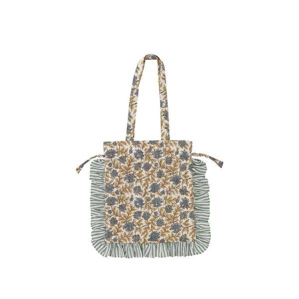 トートバッグ フリルトートバッグ レディース