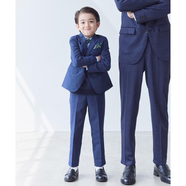 フォーマル 発表会 卒園式 入学式 マイクロチェック スーツ (110-130cm) キッズ 子供服...