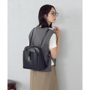 デイバック リュック ひねり金具 2WAY トートリュック レディース