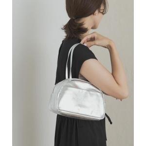 ボストンバッグ Folna　ホイルレザーボストンバッグ レディース