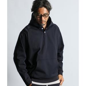 パーカー 「AIR FLEX」SETUP HENLEY PO PARKA：機能素材 「エアフレックス」セットアップ ヘンリーネック パーカー メンズ