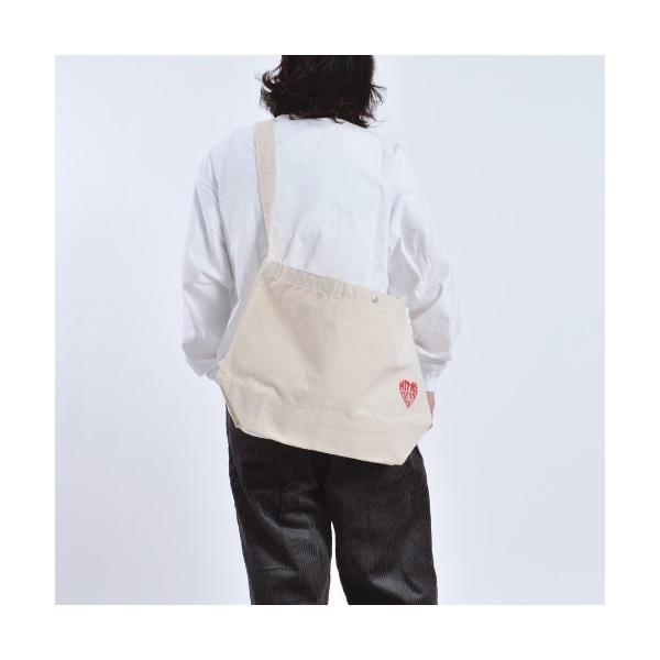 ショルダーバッグ 「MODISH GAZE」ハートロゴ キャンバス2WAYトートバッグ メンズ レデ...