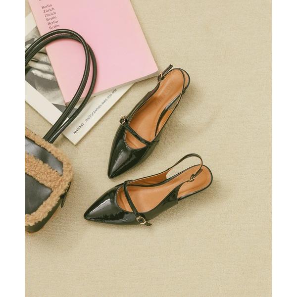 シューズ 「足への負担が少ない」フレフィットBスリングミュール レディース