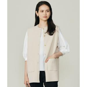 ベスト ジレ ループボンディングニット ベスト レディース