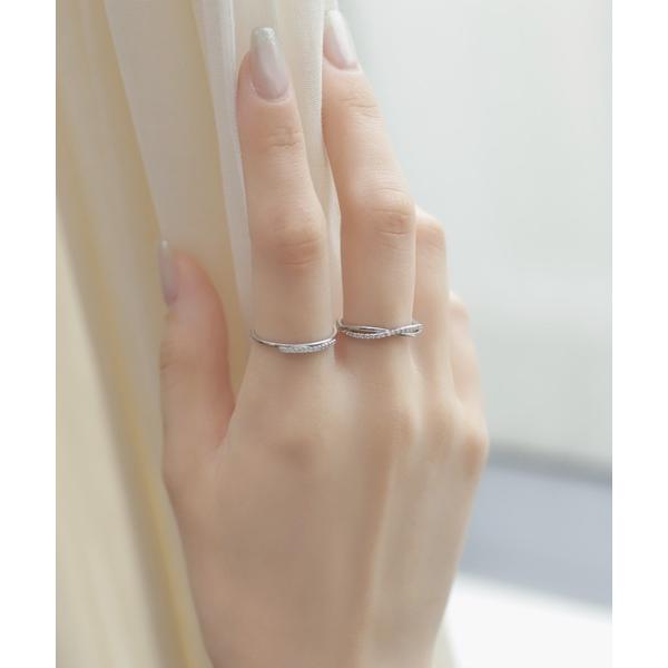 指輪 リング ビジューラインリング レディース
