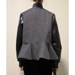 スタジャン 「Chillity」バックフリルスタジャン レディース