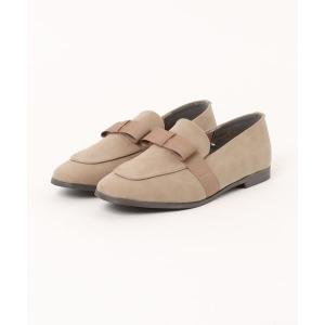 ローファー la farfa shoes 平リボン 大人ローファー レディース