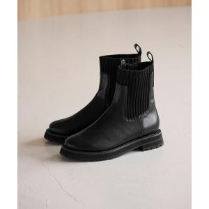 ブーツ ストレッチ ショートブーツ（3cmヒール）撥水 レディース