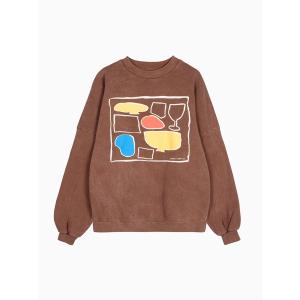 トレーナー スウェット After Seven relaxed sweatshirt レディース