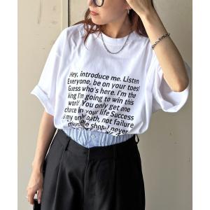 tシャツ 半袖 「ISOOK / アイスー」オーバーサイズ半袖ロゴＴシャツ / プリントT クルーネック ラウンドネック Tシャツ レタリング 英字ロゴ ルーズ丈 ビ…