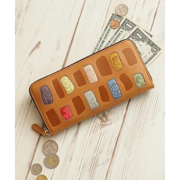 財布 「SNOOPY」スヌーピー PEANUTS ピーナッツ GANG ギャング 長財布 R束入 N...