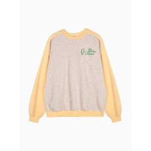 トレーナー スウェット Carnation flower relaxed sweatshirt レディース