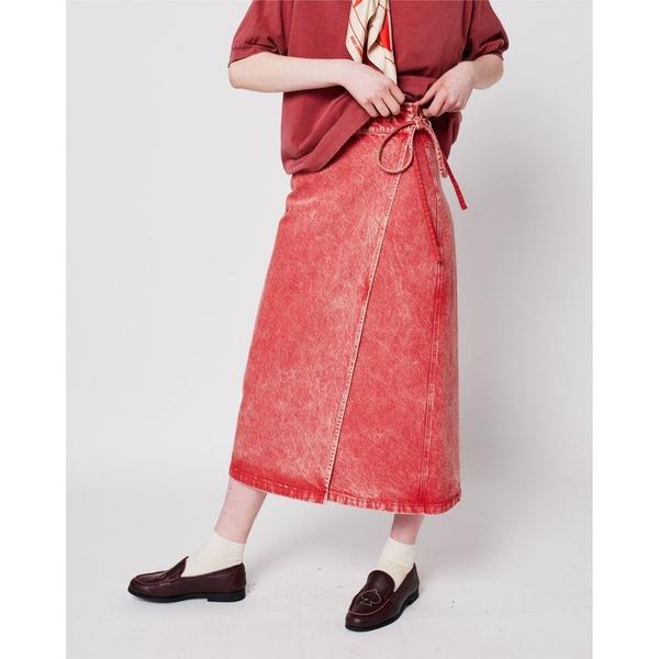 スカート Wrapped cotton skirt