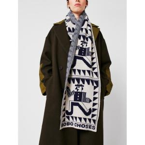 スカーフ バンダナ Mr Pencil knitted scarf レディース