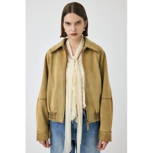 ブルゾン アウター 「25年AW新作」F/SUEDE GATHER ブルゾン レディース