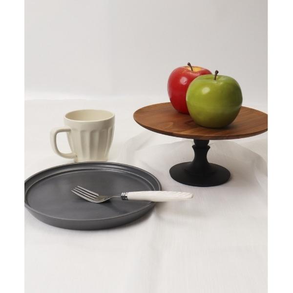 食器 Cake stand bicolor round