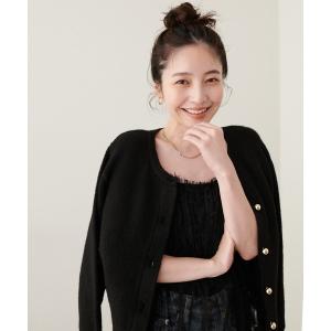 カーディガン 「ZOZO限定」ころりん釦クルーネックカーデ レディース