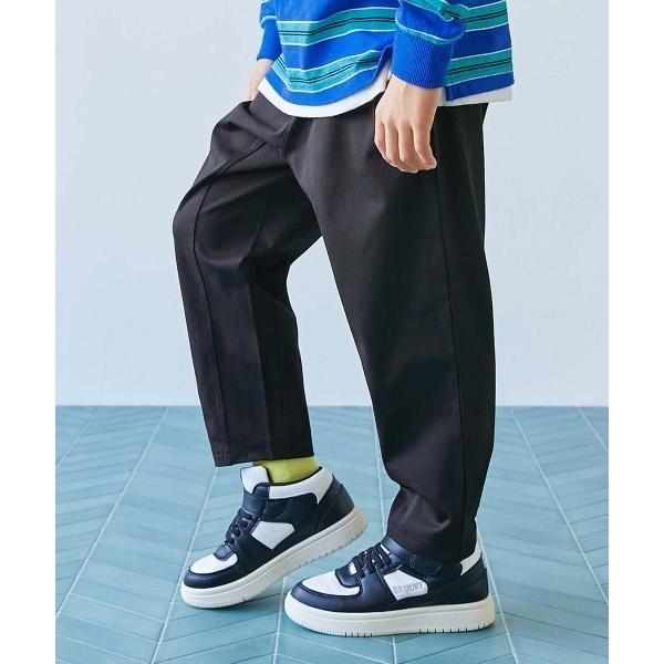 パンツ 「イージーウォッシュ」乾燥機OK マチ付き テーパードパンツ キッズ 子供服 男の子 女の子