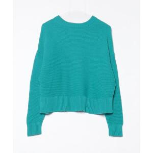 「MACPHEE」 長袖ニット S ブルー レディース
