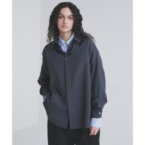 シャツ Faux Denim Front Fly Chin Tab Shirt メンズ レディース