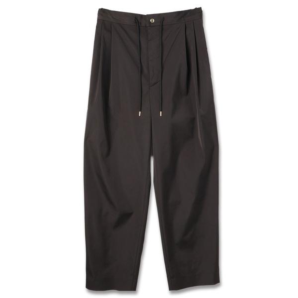パンツ Double Satin 2Tuck Drawstring Semi Wide Pants ...