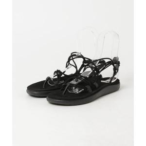 「Teva」 フラットサンダル W8 ブラック レディース