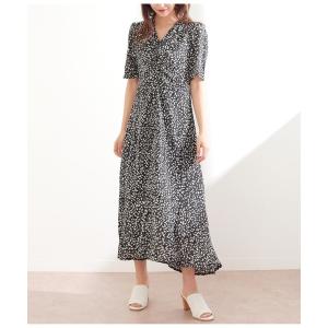 「CHILLE」 半袖ワンピース FREE ブラック レディース