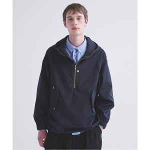 マウンテンパーカー ウインドブレーカー  Double Satin Half Zip Anorak Hoodie メンズ レディース