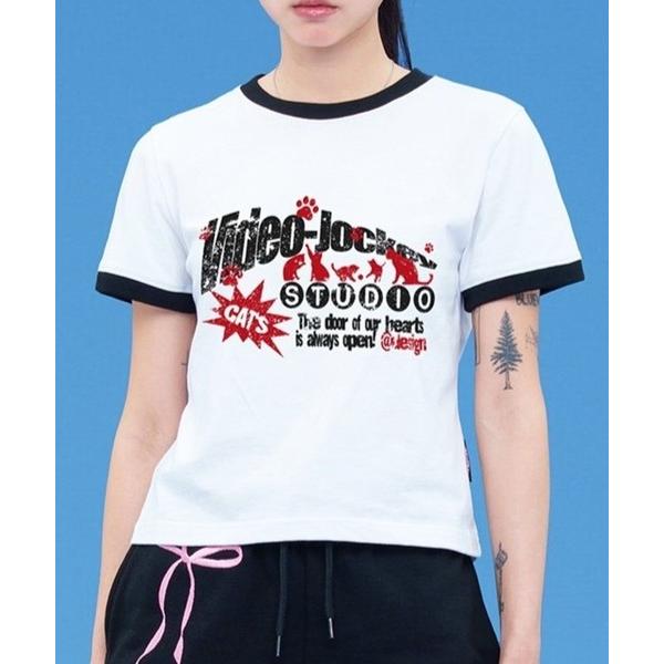 tシャツ 「UNISEX」Video Jockey／Cat ringer T レディース メンズ