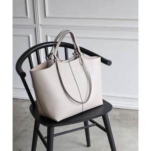 トートバッグ LILAC / ダブルハンドルA4トートバッグ「詳細動画あり」 レディース