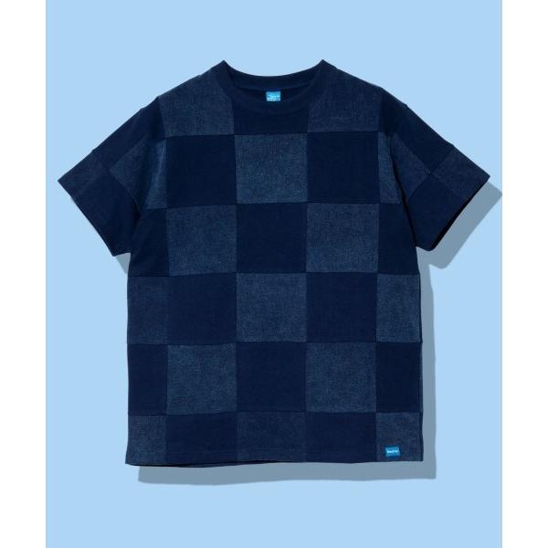 tシャツ Good On/グッドオン　INDIGO PATCH WORK TEE メンズ レディース