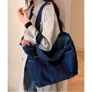 pumpkin port（パンプキンポート） トートバッグ デニムデカトートBAG