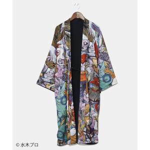 カーディガン 「水木しげる」リバーシブル羽織 メンズ レディース