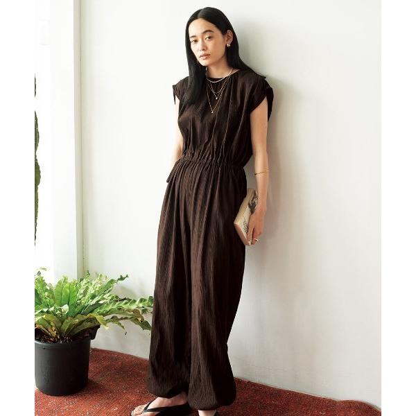 オールインワン ＢＲＡＮＤ　ＮＥＷ　ＭＩＸ　ＳＴＹＬＥ　ゆるっとらくちん　楊柳素材のオールインワン「...