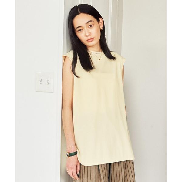 tシャツ ＢＲＡＮＤ　ＮＥＷ　ＭＩＸ　ＳＴＹＬＥ　接触冷感のラウンドヘムフレンチスリーブＴシャツ レ...