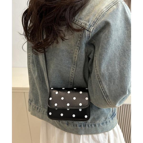 ショルダーバッグ バッグ ドットミニショルダーバッグ レディース