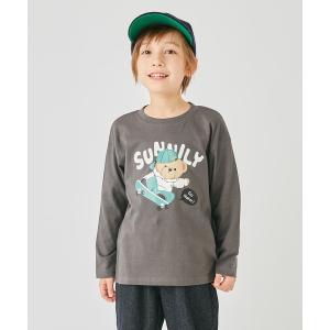 tシャツ プリント長袖Tシャツ キッズ 子供服 男の子 女の子