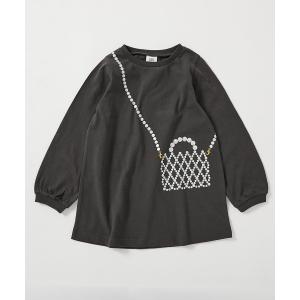 tシャツ 綿100% デビラボ プリント 長袖チ...の商品画像