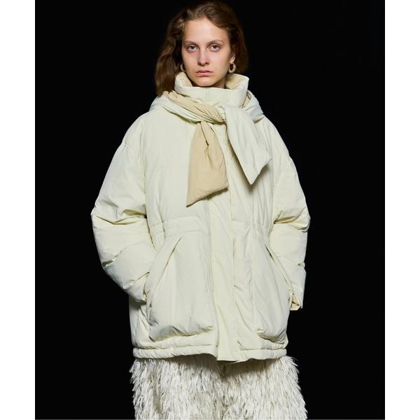 ダウンコート ダウンジャケット Hoodie Scarf Middle Down Coat/フーディ...