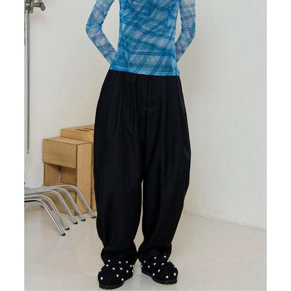 スラックス パンツ Tuck Balloon Volume Pants/タックバルーンボリュームパン...