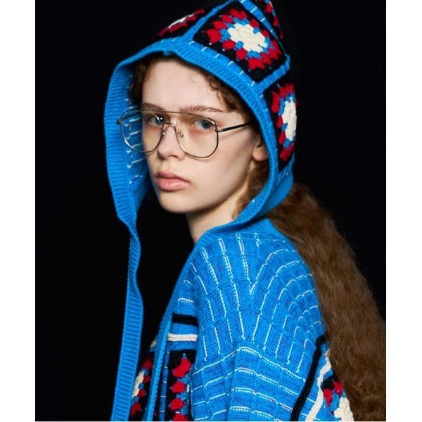 ニット帽 ニットキャップ Crochet Motif Balaclava/クロシェモチーフバラクラバ...