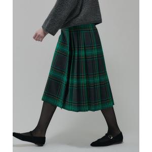 スカート O'NEIL OF DUBLIN | ウーステッドウール ミドルキルトスカート WOMEN