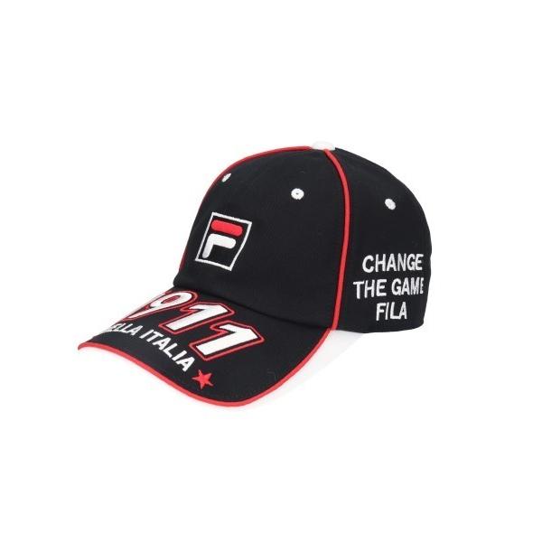 キャップ 帽子 レディース FILA CO TWILL GRAPHIC RACING CAP / フ...