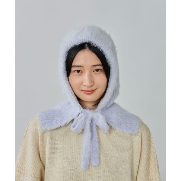 帽子 ハット OVERRIDE  KNIT FEATHERY BALACLAVA / オーバーライド...