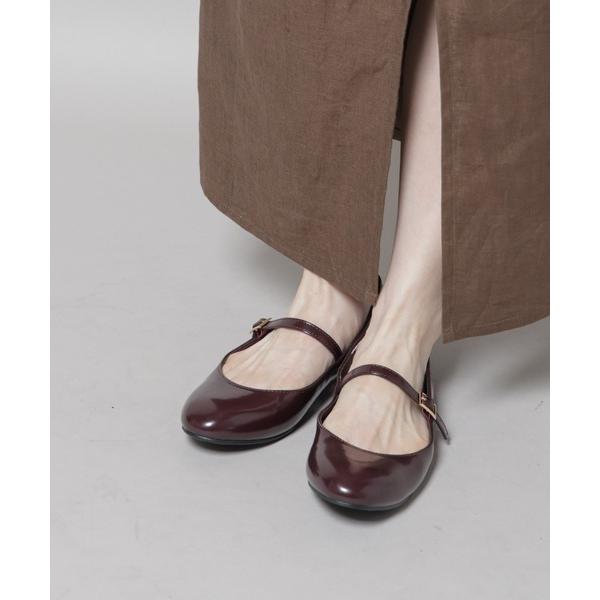 パンプス メリージェーンフラットパンプス