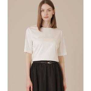 tシャツ シグネチャープリントTシャツ レディース