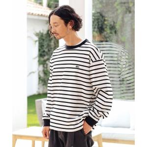 tシャツ 「別注」LACOSTE / カノコ ボーダー ロングスリーブ Tシャツ（ユニセックス） メンズ レディース