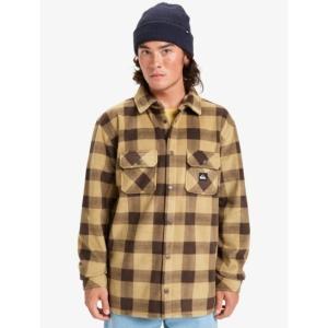 シャツ BERING STRAIT CHECK /クイックシルバーチェック柄フリース長袖シャツ メンズ レディース