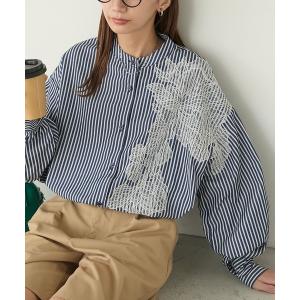 ブラウス シャツ アソート柄フラワーレースボリュ...の商品画像