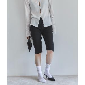 chernyy パンツ chernyy shorts / バック刺繍ロゴショートパンツ